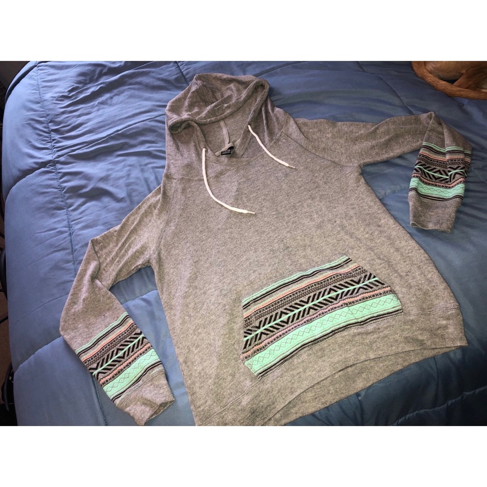 Tribal print hoodie